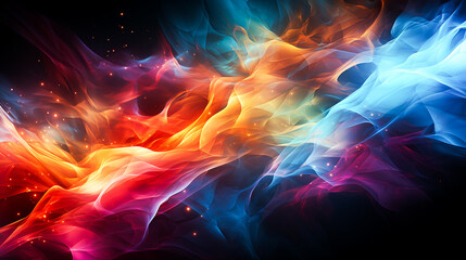Abstract background with bright colors