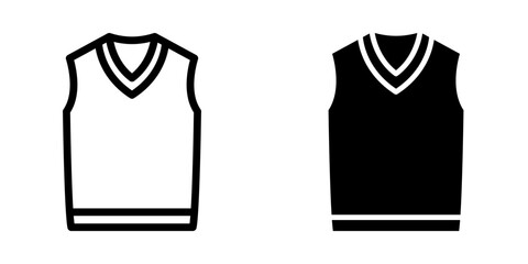 vest Icon. symbol for mobile concept and web design. vector illustration
