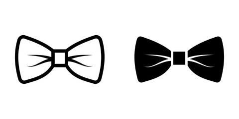 Bow tie icon. symbol for mobile concept and web design. vector illustration © Uswa KDT