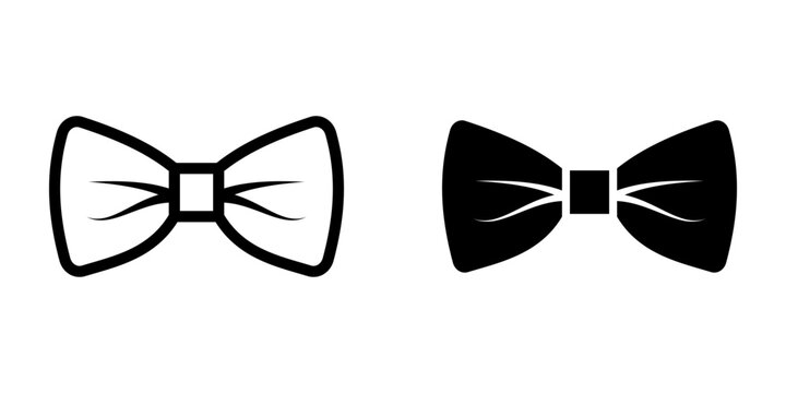 Bow tie icon. symbol for mobile concept and web design. vector illustration