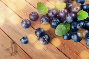 Tasty fresh juicy ripe Blueberry