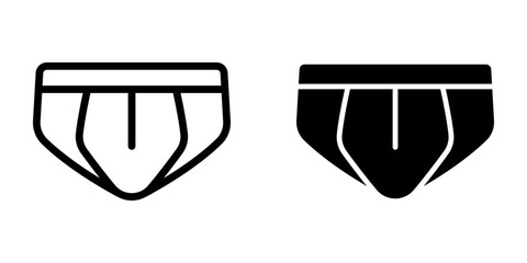 Underwear icon. symbol for mobile concept and web design. vector illustration