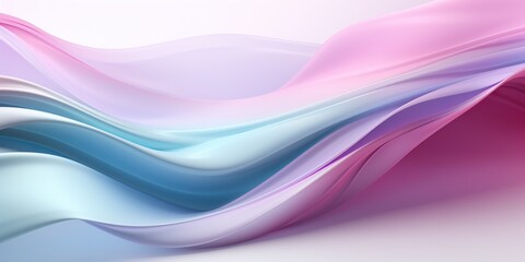 Fototapeta premium Colors flow in a bright ribbon of glossy, swirling hues.