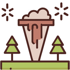 Icicle vektor icon illustation