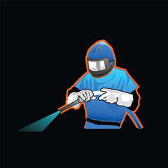 blasting logo element, blasting logo template, balsting vector illustration