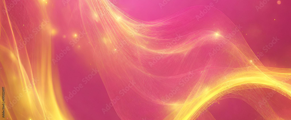 Poster abstract background with glowing lines