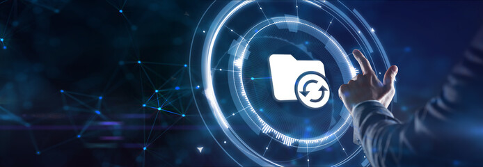 Business, Technology, Internet and network concept. Agile Software Development.