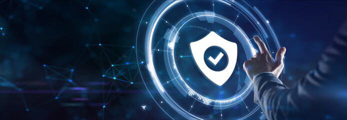 Cyber security data protection business technology privacy concept.