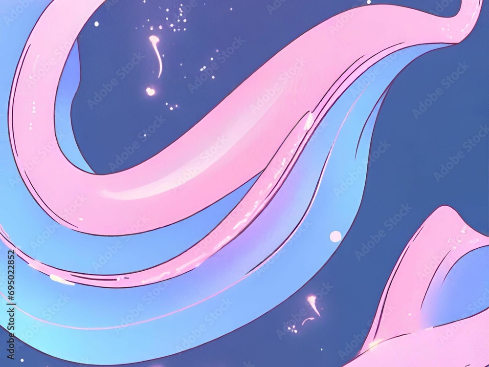 Poster abstract background with waves