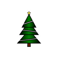 Christmas tree icon.