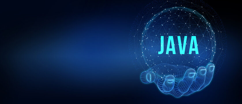 Software, web development, programming concept. Programming languages java and program. Software development. 3d illustration