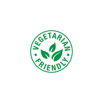 Vegetarian Friendly Food Icon Vector