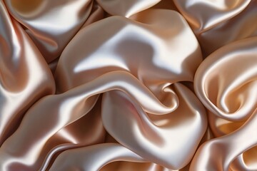 Abstract background, folds of silk fabric.