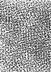 Dichtes Punktraster Rasterpunkte - Raster in schwarz dicht überlagert - handgedruckt