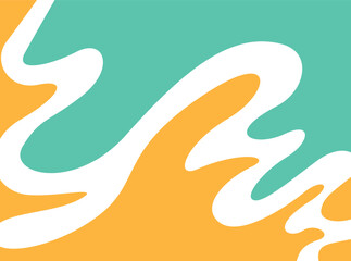 Abstract background with cute wavy lines pattern