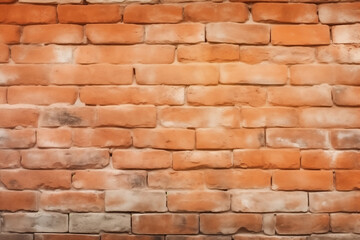 Obraz premium brick wall orange, uniform texture background