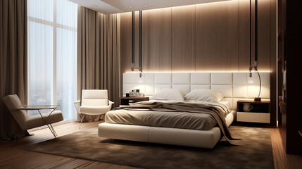 Master Bedroom Interior Luxury royal Modern Design