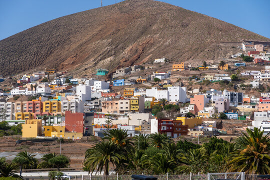 view of the city galdar canarias