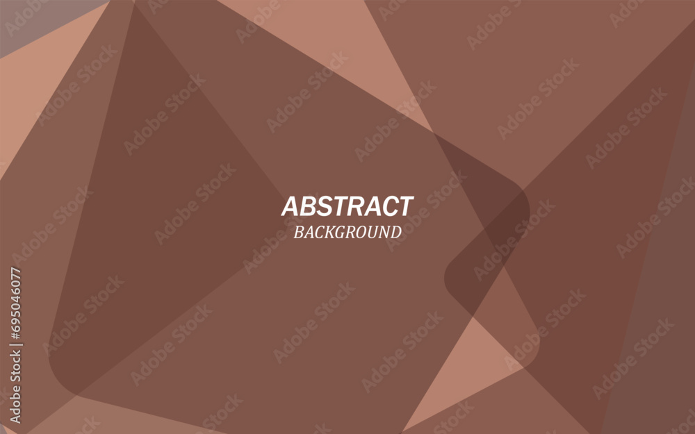 Poster abstract brown background of random squares of different sizes and transparency. conceptual technolo