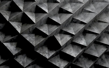 3d texture black concrete Abstract generative ai