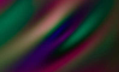 Metallic color gradient blurred background with grainy texture effect on green, yellow, red and blue. Copy space