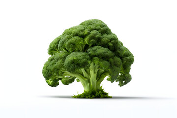 broccoli isolated on white background.