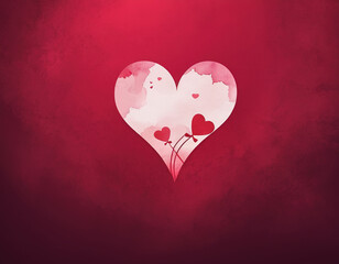 Romantic Elegance: AI-Generated Valentine's Heart