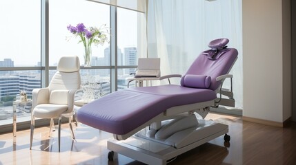 A beauty clinic featuring state-of-the-art equipment for various aesthetic treatments,[aesthetic medicine]