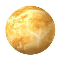 Venus isolated on transparent background