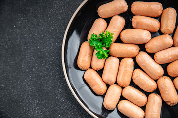 sausage vegetable protein seitan meatless soy wheat classic taste vegetarian or vegan snack on the...