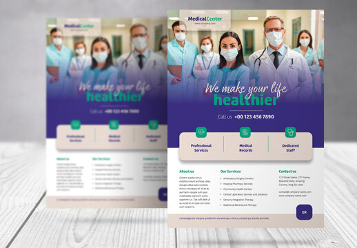 Medical Healthcare Business Flyer Template