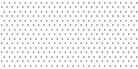 Background with monochrome dotted texture. Polka dot pattern template. Background with black dots - stock vector dots background illustration - obrazy, fototapety, plakaty