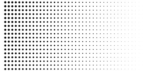 Background with monochrome dotted texture. Polka dot pattern template. Background with black dots - stock vector dots background design