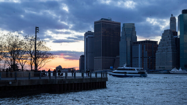Manhathan from Dumbo, Dumbo at Brooklyn, Manhattan Building, Manhattan, Bridge, nightview in NYC