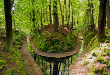 Stream in the Palace Park Het Loo