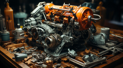 Revving Legacy: Embracing Vintage Power and Metal Machinery in the Automotive Engineering Industry,...