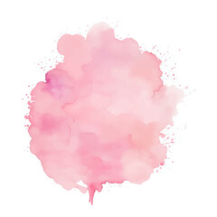 Pink paint splashes, Pink watercolor splash