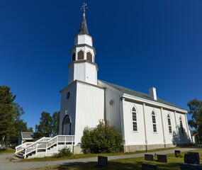 Alta church in Alta in Troms og Finnmark county, Norway, Europe
 - obrazy, fototapety, plakaty