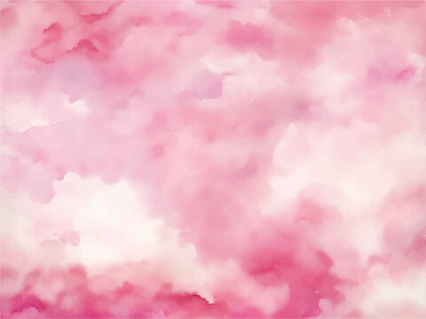Pink background, Pink watercolor, pink rose background © Brayan