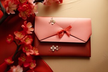 Chinese New Year Elegance: Red Envelope Tradition