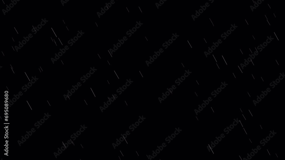 Poster pack of diagonal rainfall in 4 different intensities | rain loop video | apply in any video | transp