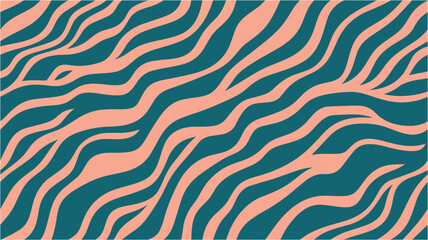 Fototapeta premium Vibrant abstract background. ABSTRACT COLORFUL WAVY LINE VECTOR PATTERN BACKGROUND. Monochrome diagonal waves. Abstract EPS 10 illustration. Abstract business illustration. Seamless.