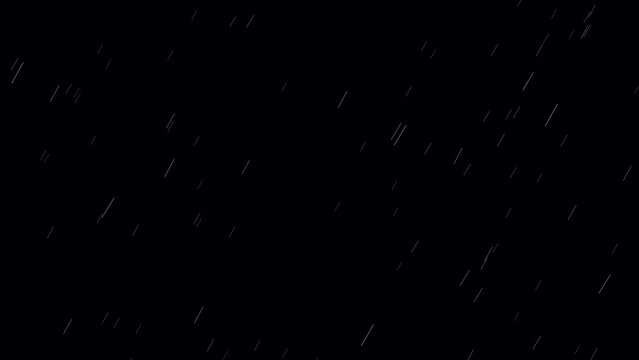 Pack of diagonal rainfall in 4 different intensities |  Rain Loop video | Apply in any video | Transparent Background | Green Screen | ProRes 4444 