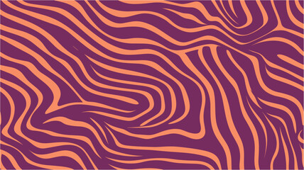 Minimal design. Wavy doodle vector illustration background. Texture with wavy, curves lines. Vector illustration  Abstract pattern. Background. 60s, 70s style liquid groovy background. Seamless.