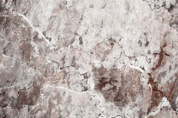 White marble pattern. Gray mineral texture. Geology flat background. Natural stone rock structure. Crack lines texture.