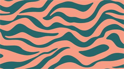 Unique wallpaper. Simple hand drawn wallpaper print texture. Gift wrap. Art. Modern style backdrop. Wavy strips ethnic pattern. Water waves imitation. Modern wave texture. Backdrop. Seamless.