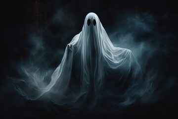 Ghost on dark background