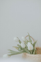 kwiat, kosz, bukiet, roślin, charakter, kwiatowy, wiklina, beuty, dekoracja, lato, barwa, zółty, gras, kiść © Magdalena