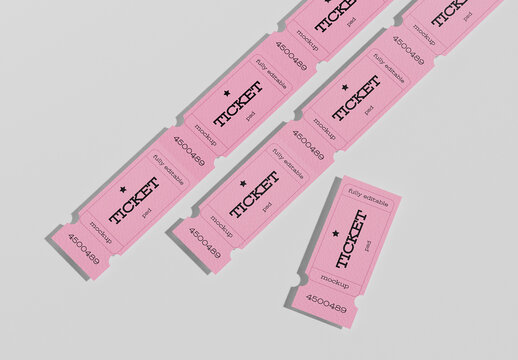 Event Tickets Mockup