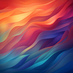 Abstract background made of curve shapes, colorful, spectrum,